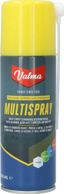 Valma - Multispray - Universele Spray - Reinigen - Beschermen - Smeren