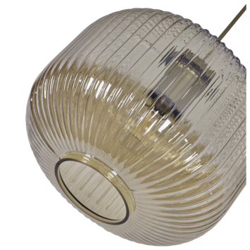 Hanglamp Sofie amber Ø25cm