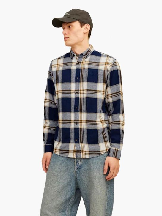 JACK & JONES Hemd Blau