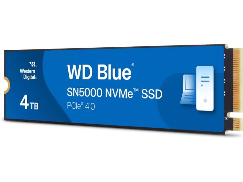 Western Digital SSD SN5000 M.2 2280 NVMe 4000 GB High-Performance NVMe M.2 SSD