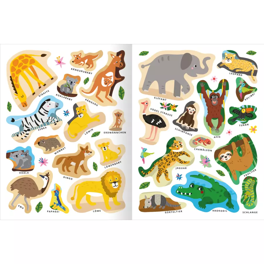 arsEdition Mein erstes Sticker-Bilderlexikon – Tiere