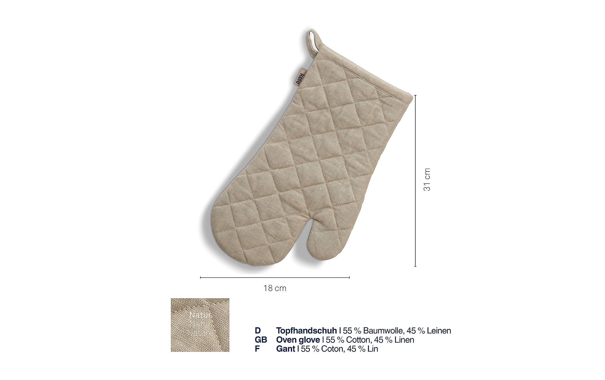 Küchenhandschuh Puro BeigeBackofen Handschuh