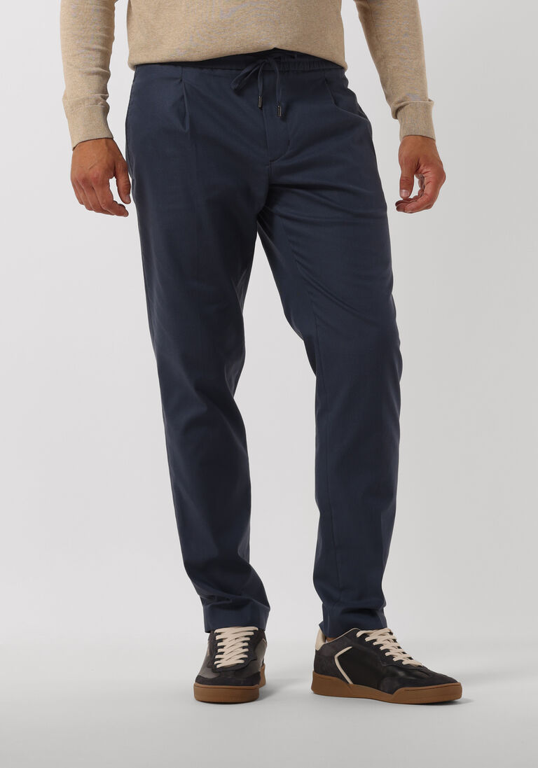 TOMMY HILFIGER donkerblauwe tommy hilfiger chino hampton birds eye