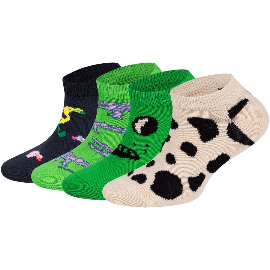 Happy Socks Socken 4-Pack Kids Low Animals Socks multi_coloured