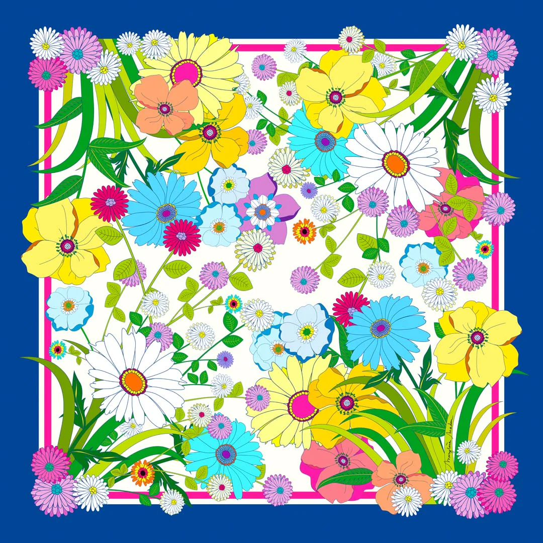 Retro Blumen von MARYLENE MADOU