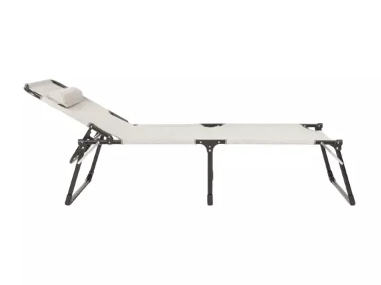 Bain de soleil pliant en aluminium transat de plage PINNACLE