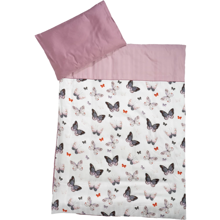 Be Be 's Collection Bettwäsche Butterfly bunt 100 x 135 cm