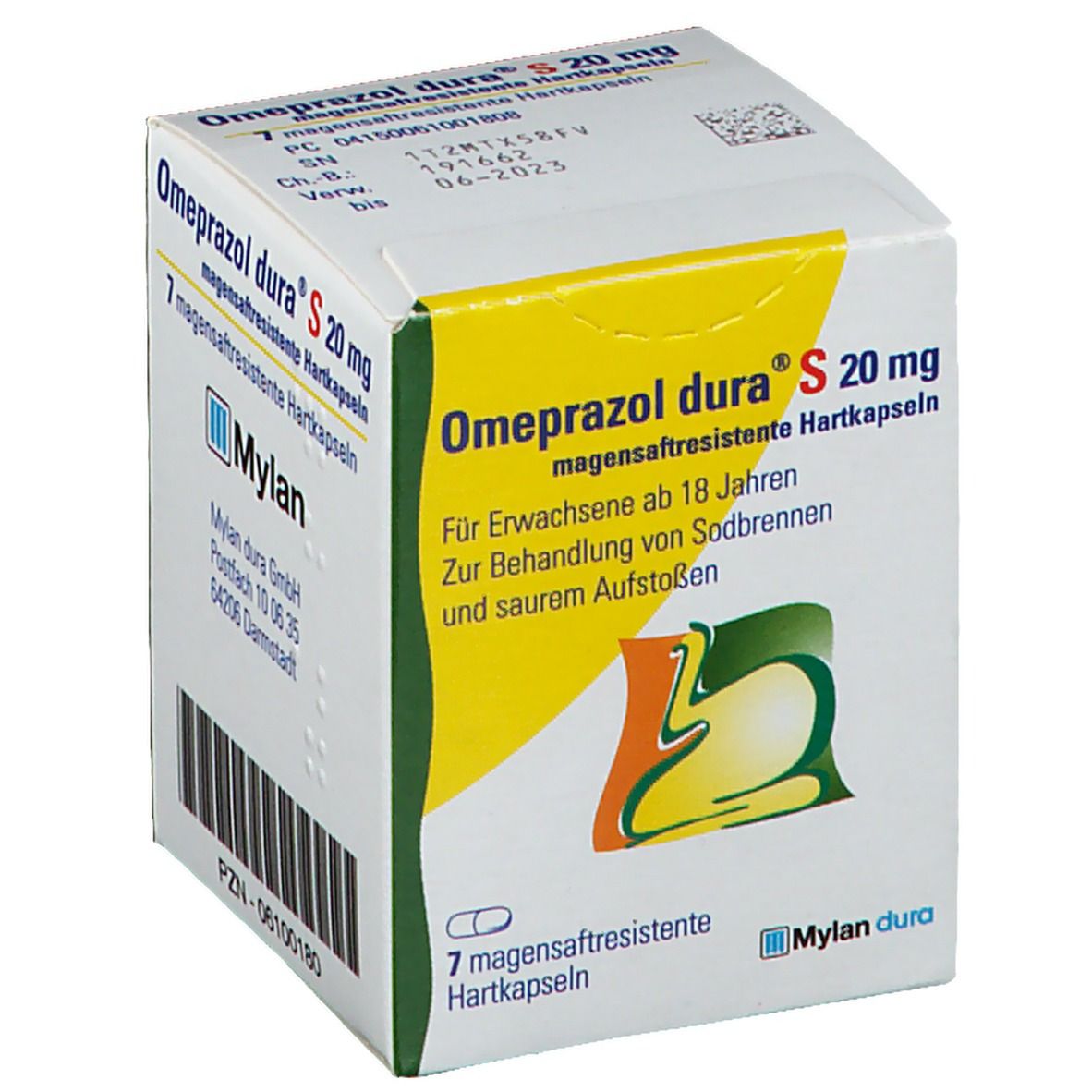 Omeprazol dura® S 20 mg Kapseln