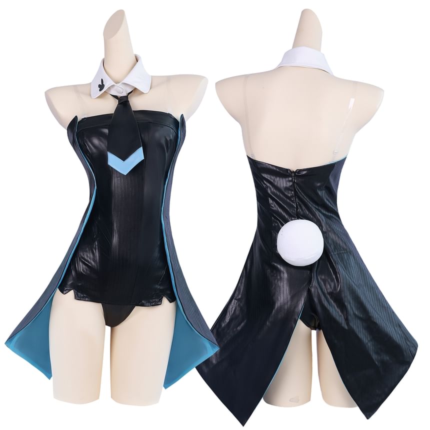 Custaplayu - Hatsune Miku Cosplay Kostuumset / Pruik / Pompon Platform Chunky Heel Pumps