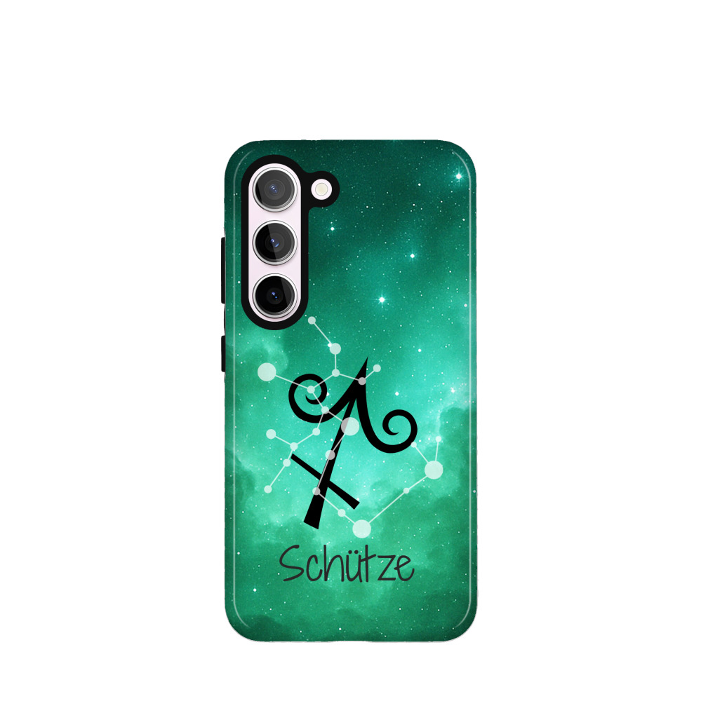 Samsung Galaxy S23 5G Hybrid (Kunststoff / Gummi) Hülle Schütze 2 - Grün
