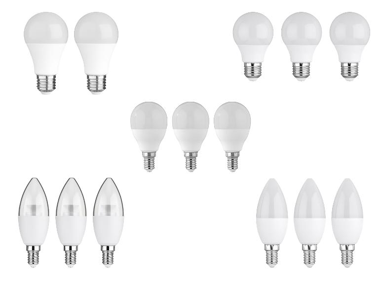 Set van 2 of 3 LED-lampen