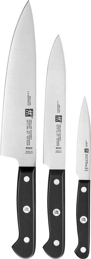 Zwilling Gourmet Knivsæt 3 dele Sort