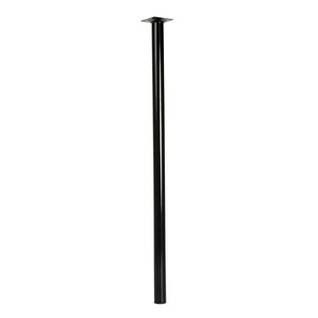 Duraline tafelpoot rond zwart Ø3x70 cm