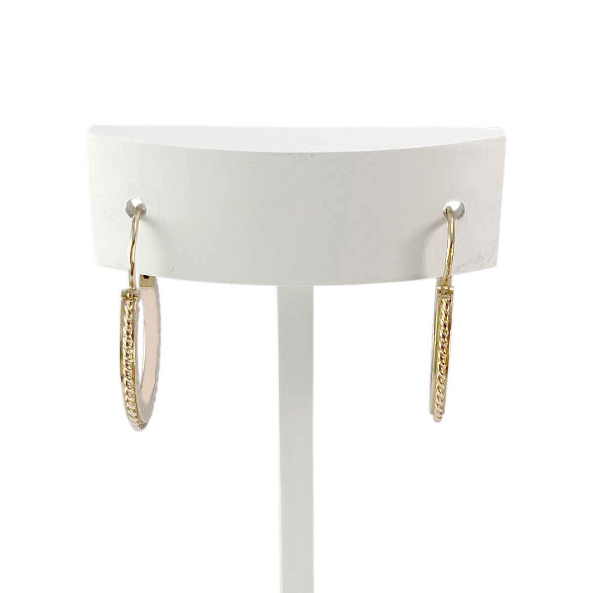 Boucles d'oreilles d'occasion or 750 jaune