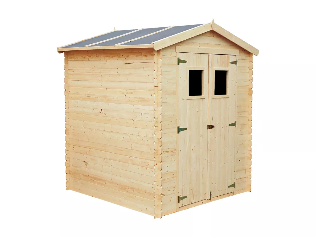 Abri de jardin en bois - I186xL196xH218 cm/ 2,82 m2 - TIMBELA M320