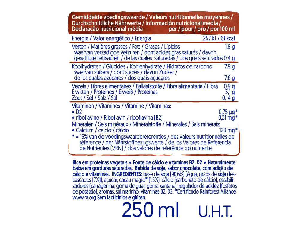 BEBIDA ALPRO SOJA CHOCOLATE 3X250ML