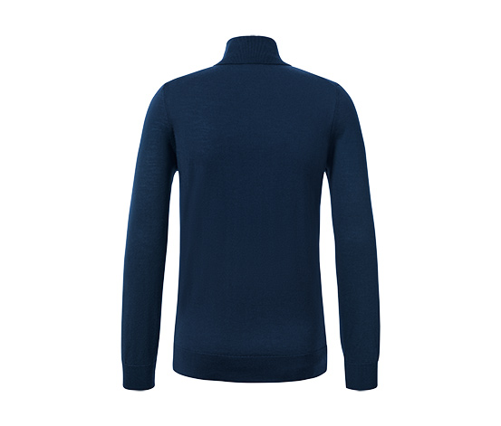 Merino-Pullover, navy