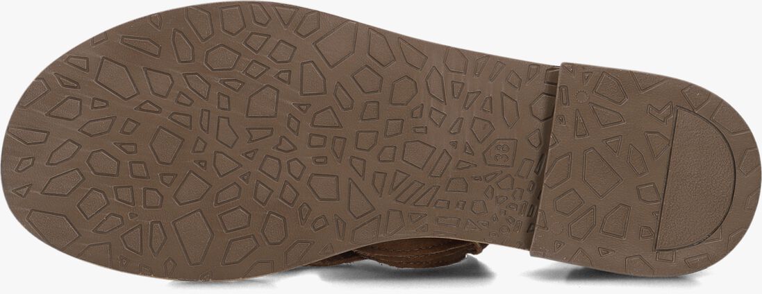 cognac ayana platte sandalen m05084