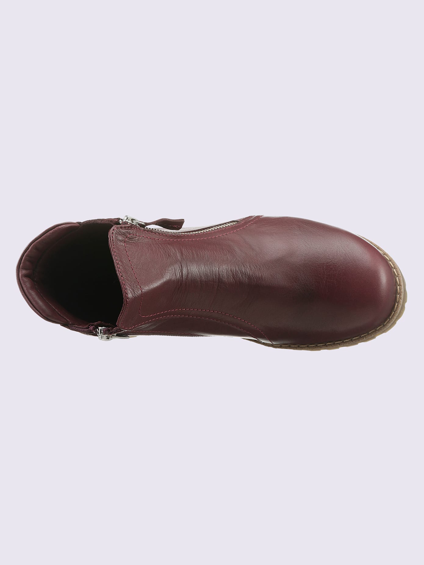 Bottine courte cuir nappa de vache