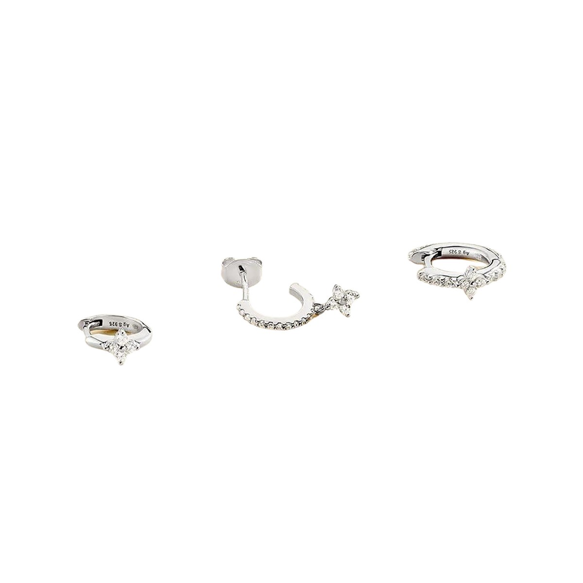 Set de 3 boucles d'oreilles Agatha Beloved