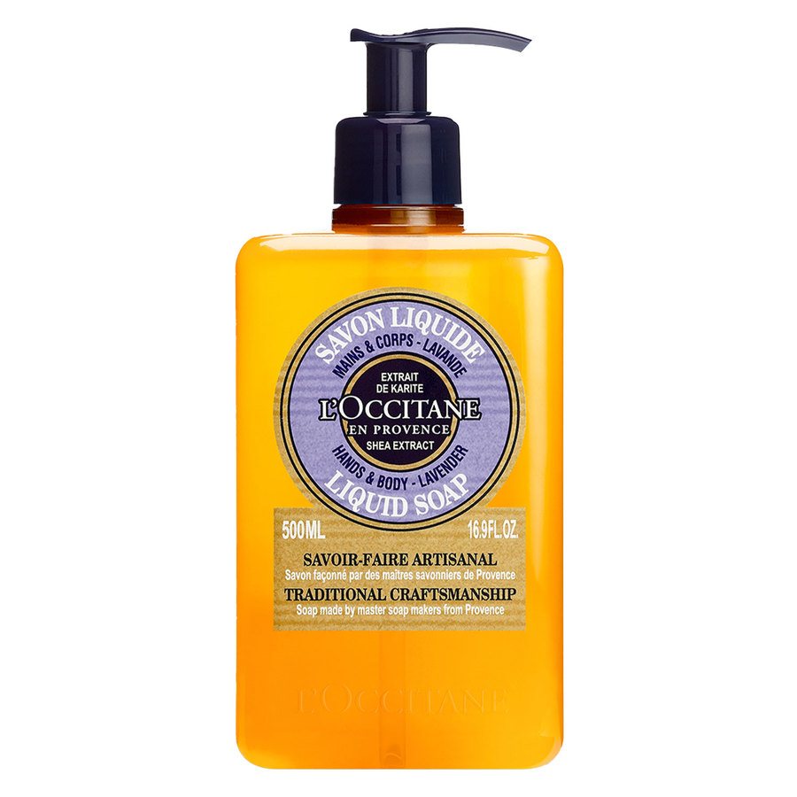 L'Occitane Shea Hands & Body Liquid Soap Lavender 500ml