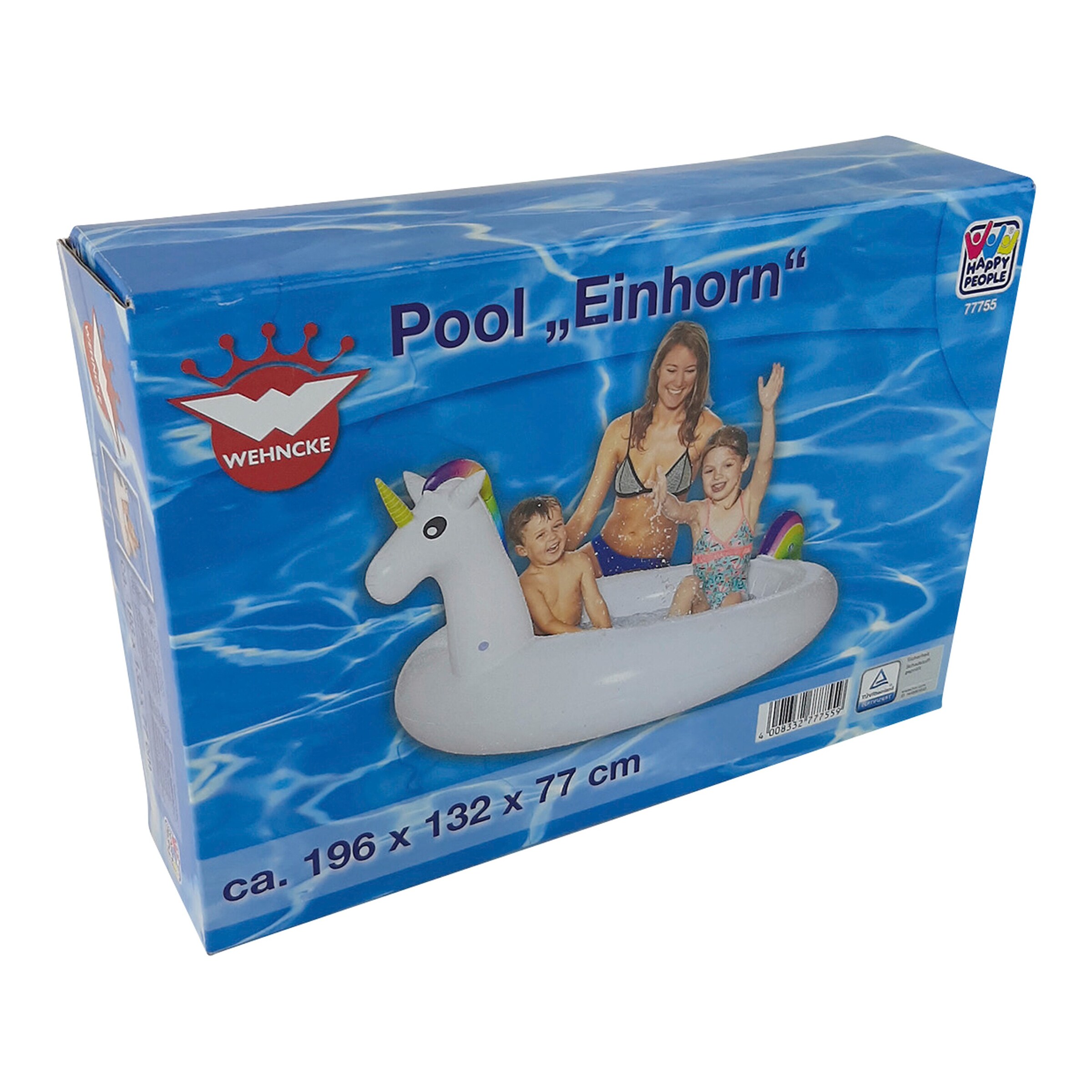 Wehncke Pool Einhorn 196x132x77 cm