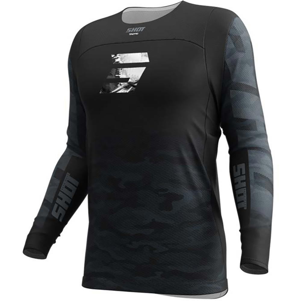 Shot - Maillot Contact Tactic Noir / Gris
