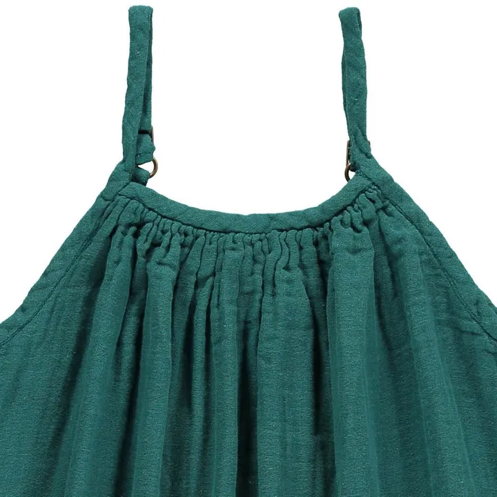 Numero 74 Top Coton Bio Mia | Vert sapin