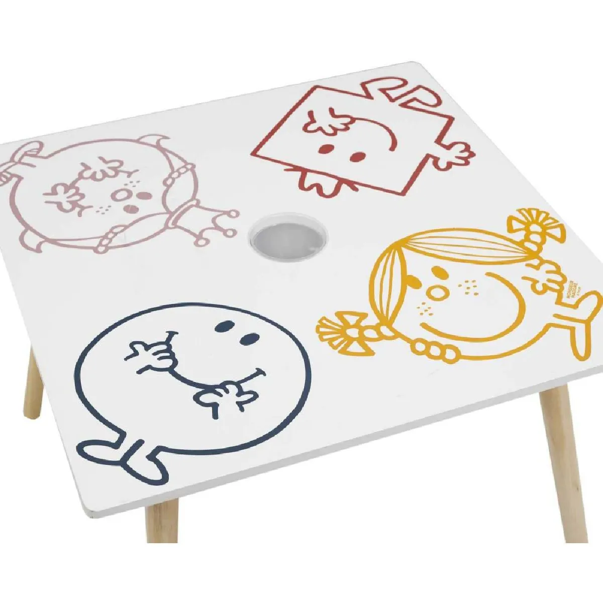 Table pour enfants Monsieur Madame