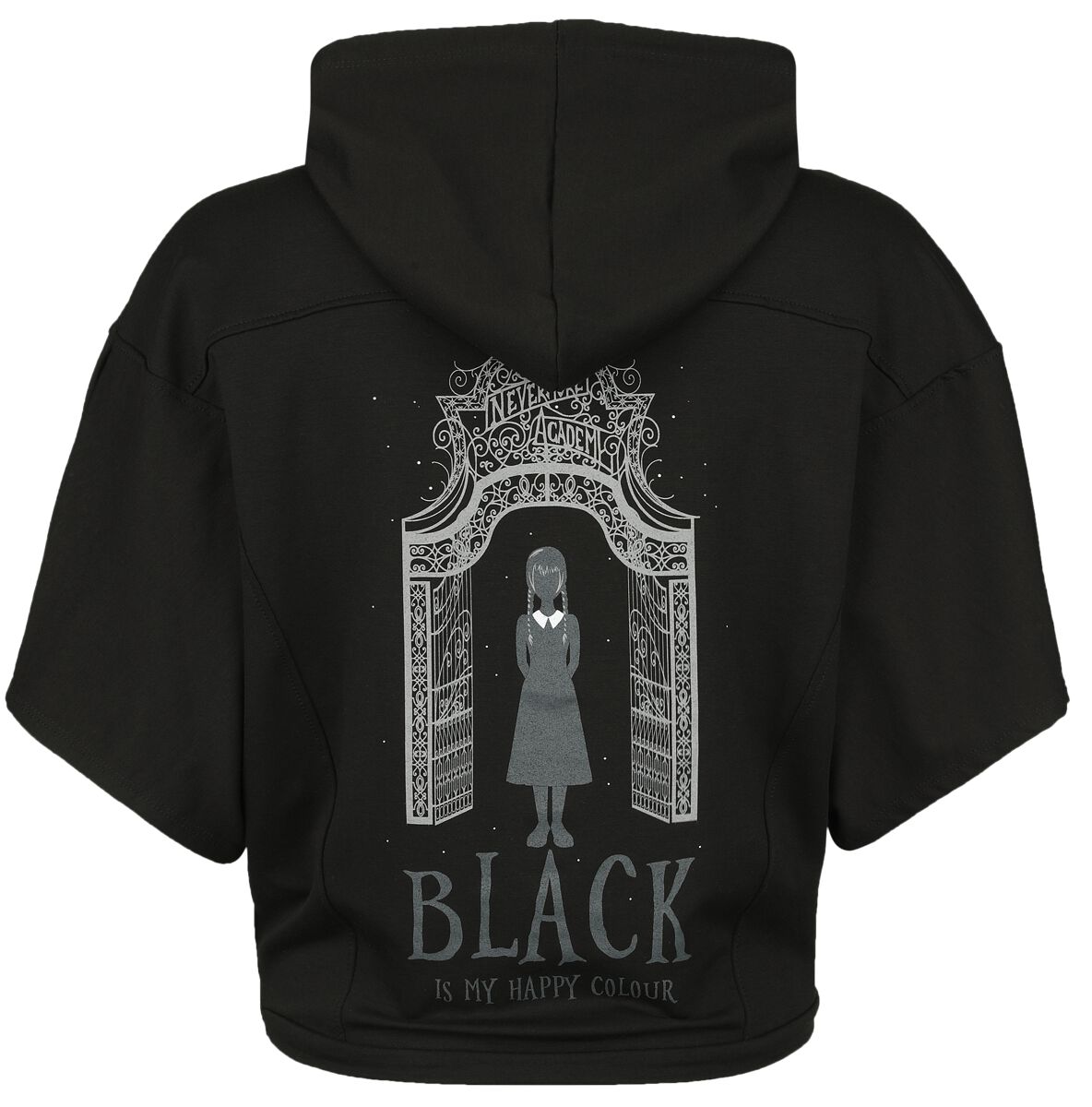 Wednesday - Black is my happy colour | Wednesday Sweat-shirt à capuche