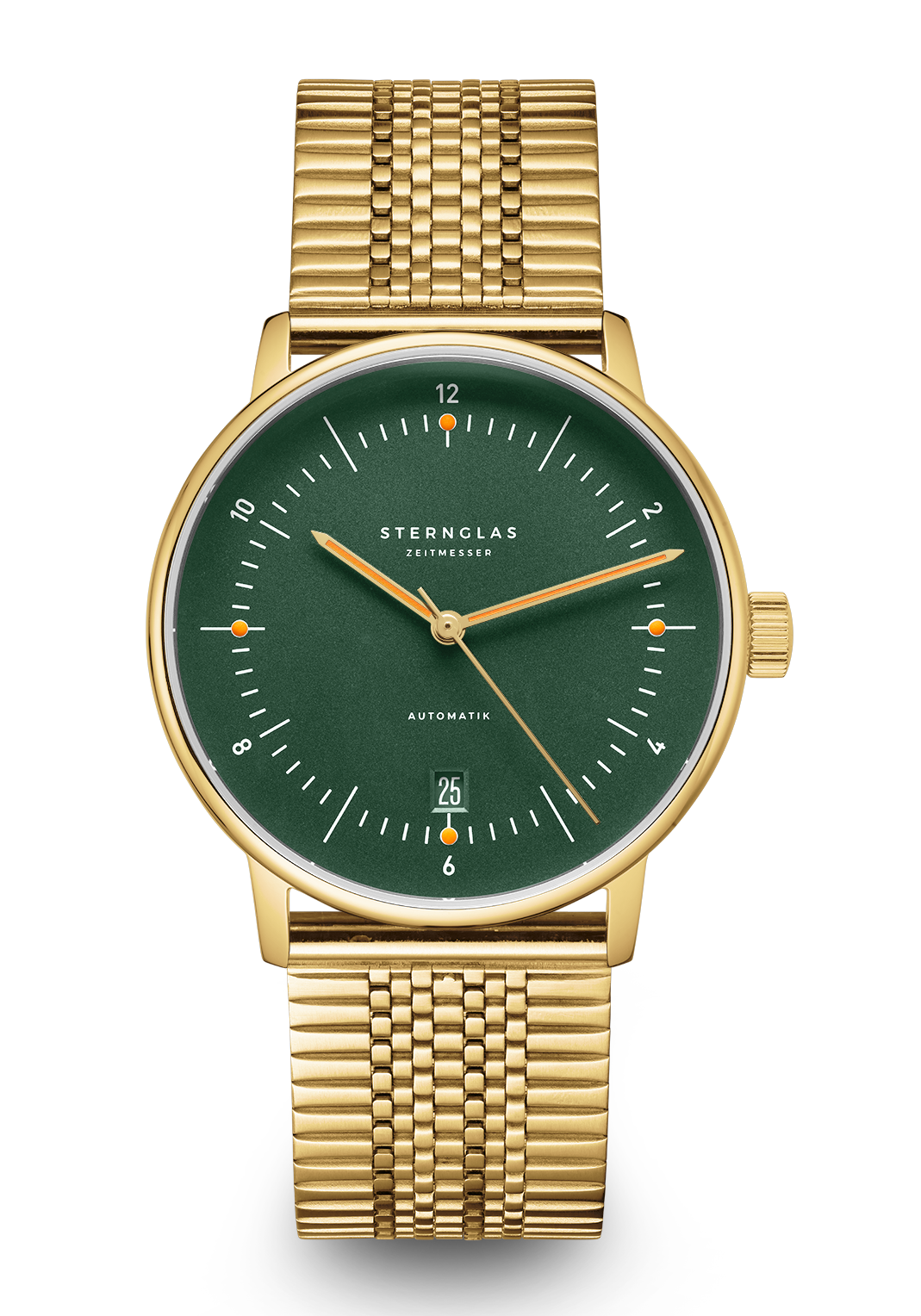 Sternglas Naos Gold Automatik 38mm SuperSlim S02-NA22-ME09