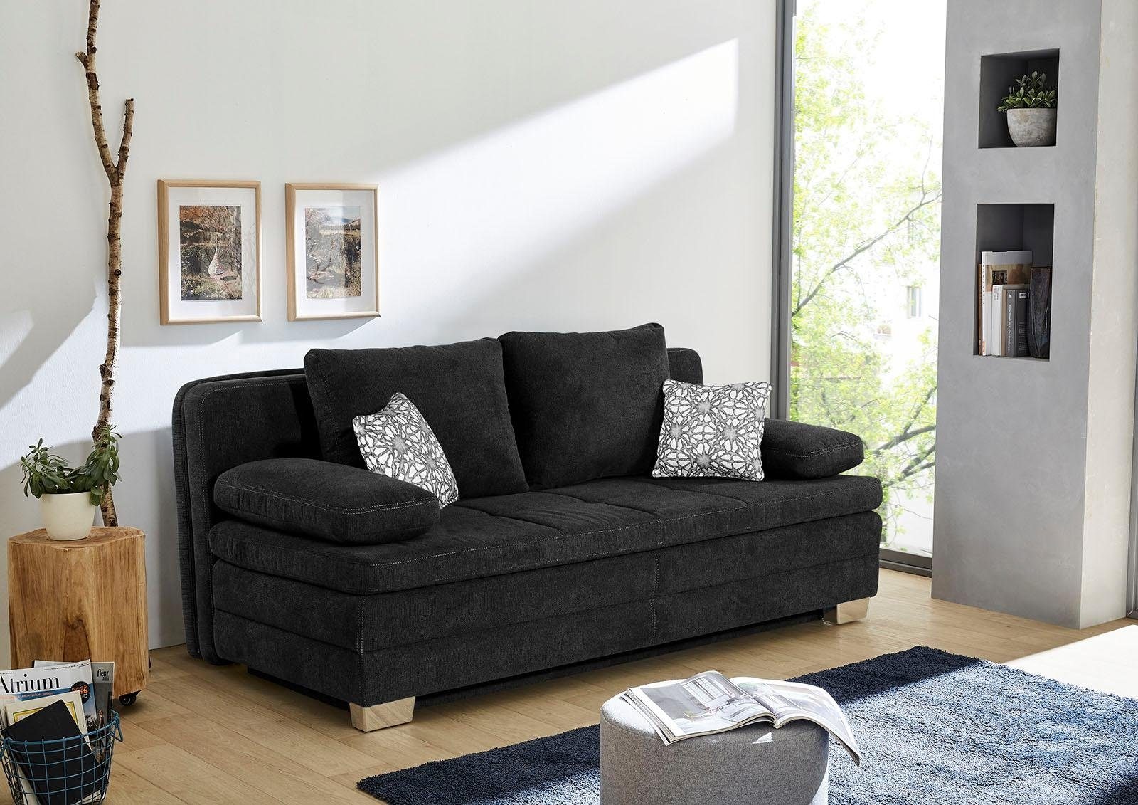 Jockenhöfer Gruppe Schlafsofa »Lincoln« mit Bettfunktion und Bettkasten, als Dauerschläfer geeignet