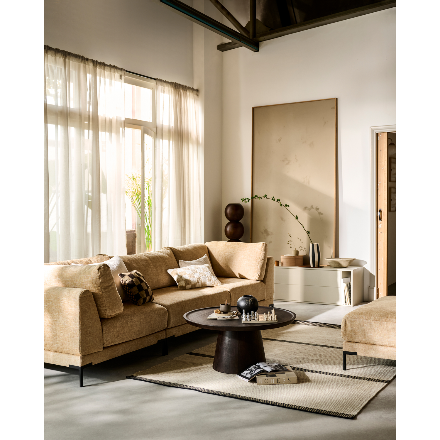 vtwonen Couple Loveseat Bank Element - Polyester - Butter