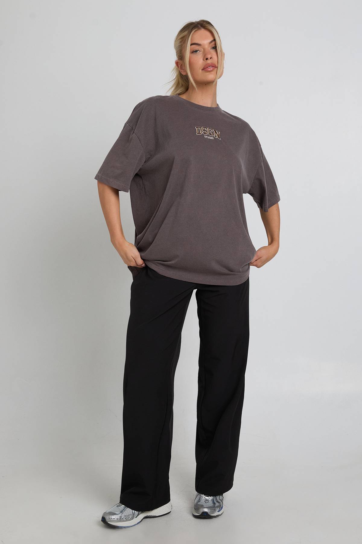 T-shirt Oversize Brodé Teint Dsgn Studio
