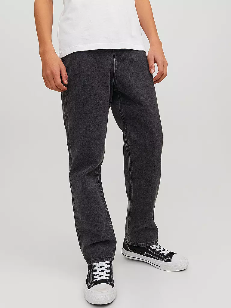 JACK & JONES Jungen Jeans Relaxed Fit JJICHRIS  schwarz
