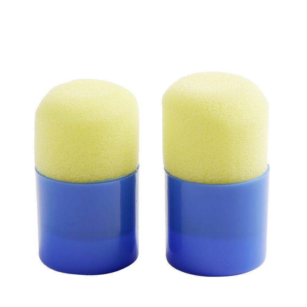 Tampons en mousse ronds Ø3,5x6cm - 2 pièces