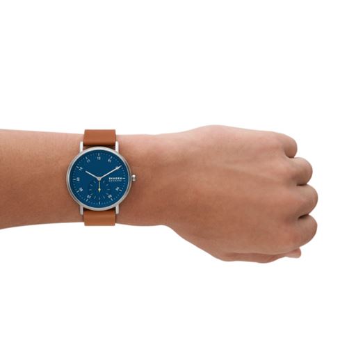 Skagen Kuppel SKW6888 Herreur, Stål/Brun, 44 mm