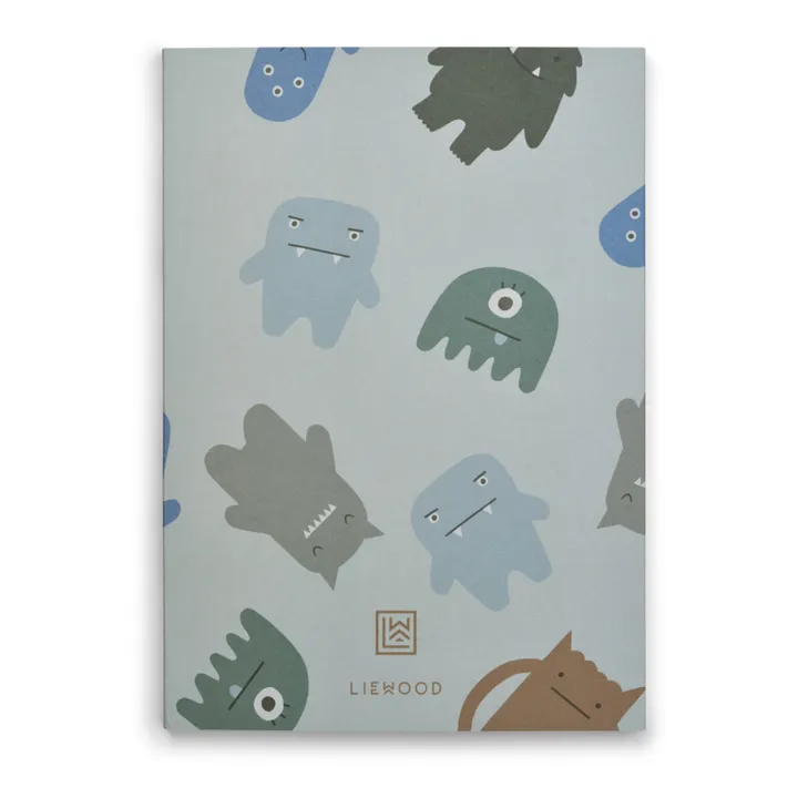 Liewood Carnet A4 Jae | Monster/Mist