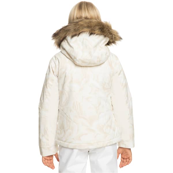 Veste de ski ROXY JET SKI GIRL JK SNJT EGRET GLOW