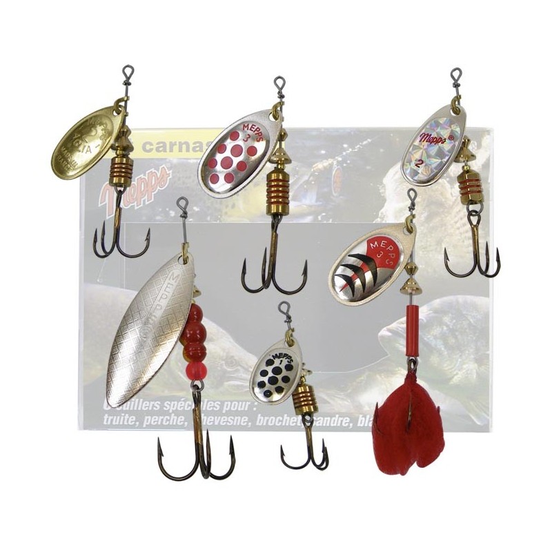 Kit Carnassier 6 Cuillers Mepps