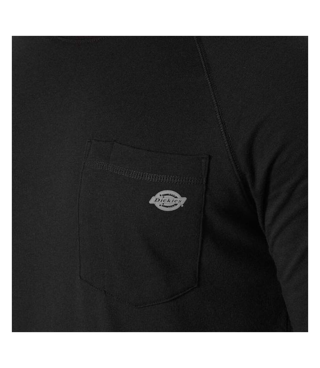 T-shirt Noir Homme Dickies Temp Iq Logo