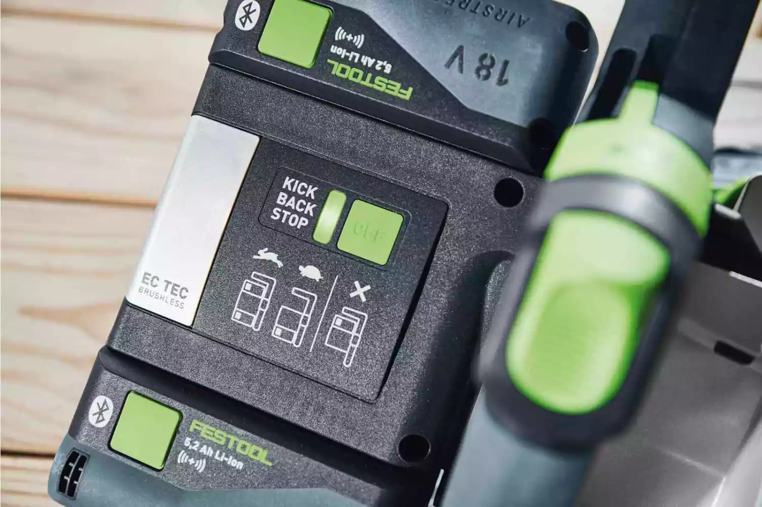 Festool TSC 55 5,0 KEBI-Plus/XL 18V Li-Ion accu invalzaag set (2x 5,0Ah) in systainer - 160mm