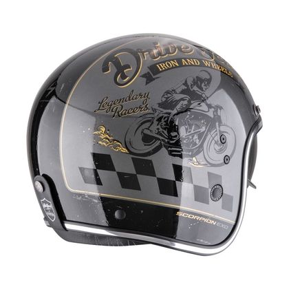Casque Scorpion Exo BELFAST EVO - DRIVE FAST - Gris / Noir