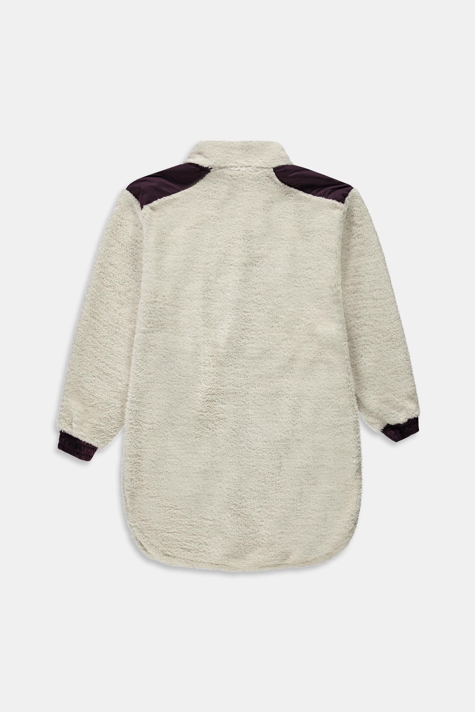 Manteau en maille polaire duveteuse