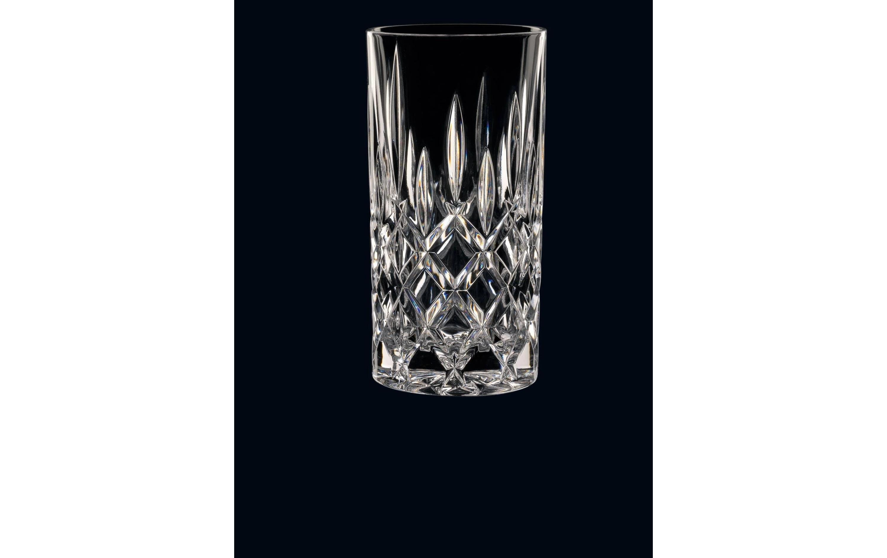 Longdrinkglas Noblesse, 4 StückLongdrinkgläser aus Kristallglas mit Diamantmuster