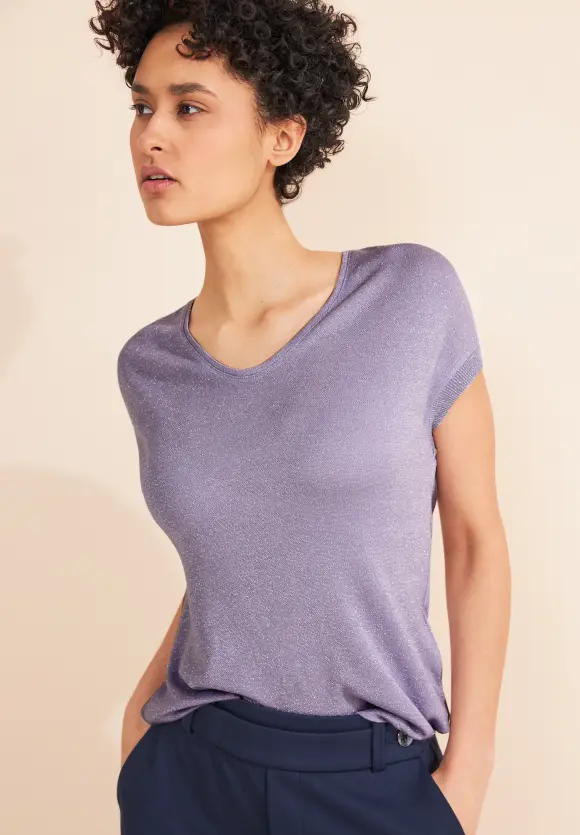 Schimmer T-Shirt - shiny lilac