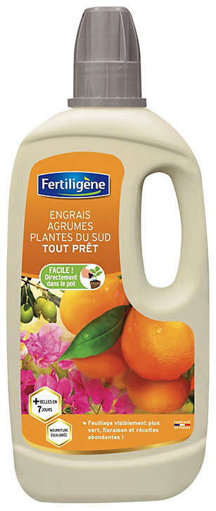 Engrais agrumes et plantes méditerranéennes tout prêt Fertiligène 1L