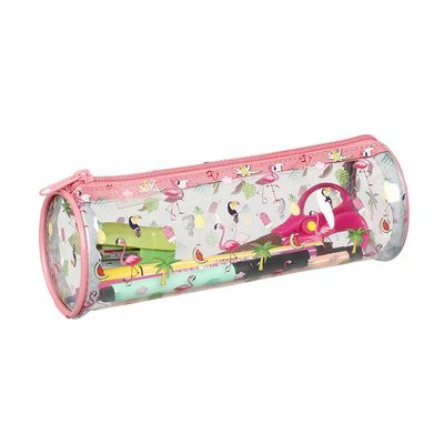 Trousse ronde Tropical Vibes - 1 compartiment - Viquel