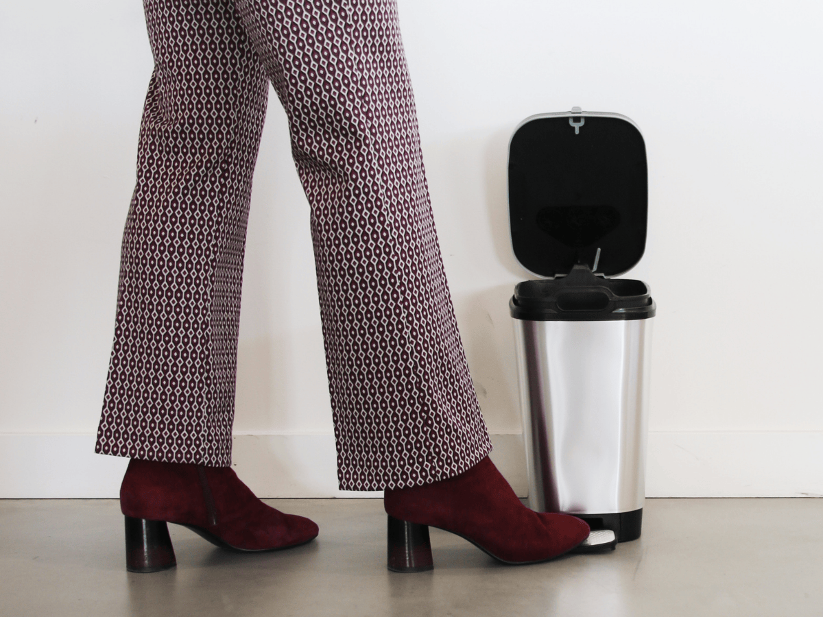 Kis Chic Bin 10 liter pedaalemmer - Silver