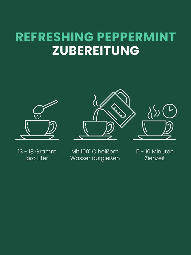 Kräutertee Pfefferminze, lose, 100 g